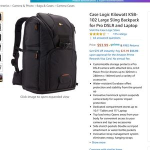 Case Logic Kilowatt KSB102 Large Backpack